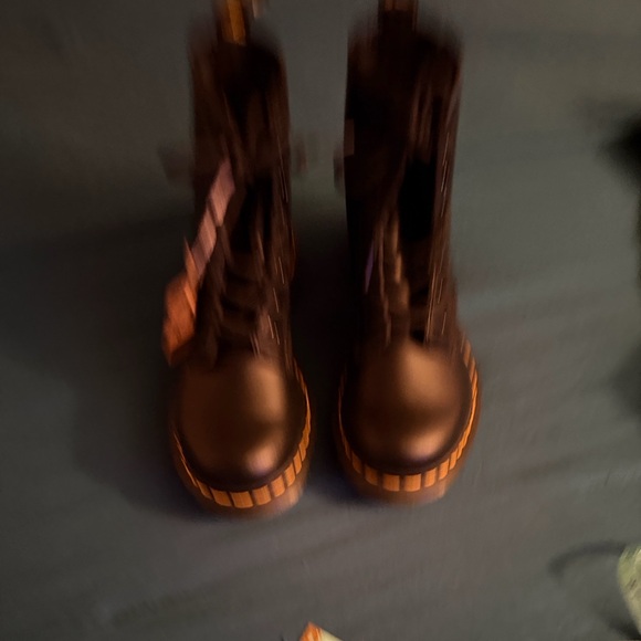 Dr. Martens 1460 Smooth Leather Lace Up Boots - Picture 6 of 16